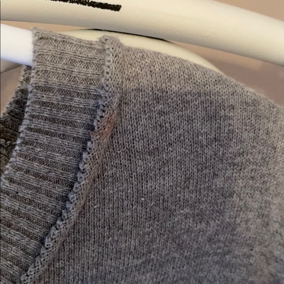 Boxy Sweater with Shirting Tie🆕 - Picture 7 of 9